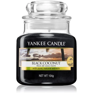 Yankee Candle Black Coconut vonná sviečka Classic stredná 104 g