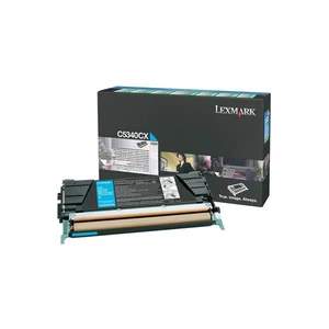 Lexmark C5340CX, cyan, 7000 str., return, C534x originálny toner