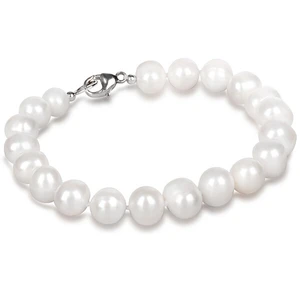 JwL Luxury Pearls Náramek z pravých bílých perel JL0362