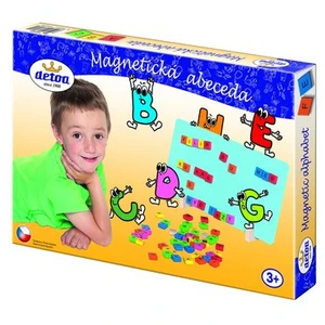 Magnetická abeceda dřevo 75ks