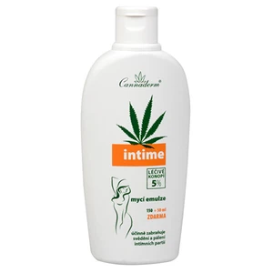 Cannaderm Intime jemná mycí emulze 150 ml + 50 ml ZDARMA