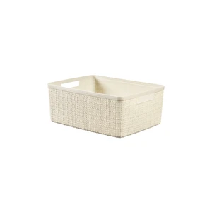 Żółty koszyk Curver Jute, 12 l