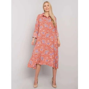 Brick dress for women with prints