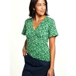 Green Patterned T-Shirt Tranquillo - Women