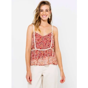 Pink Patterned Top CAMAIEU - Women