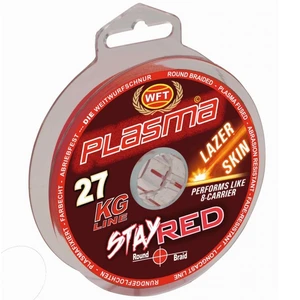 Wft šňůra kg plasma stay red 300 m - 0,08 mm 8 kg