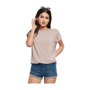 Ladies Modal Extended Shoulder Tee Duskrose