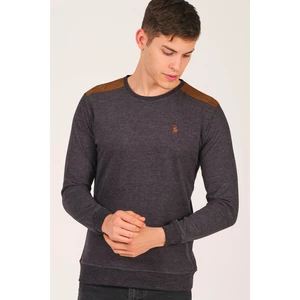 V4000 DEWBERRY MEN'S SWEATSHIRT-BLACK