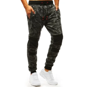 Men's camo sweatpants anthracite Dstreet UX3496