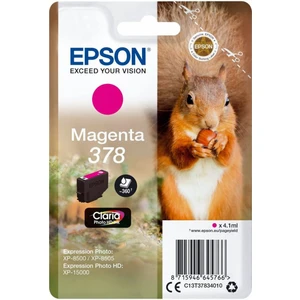 Epson T37834010 purpurová (magenta) originální cartridge