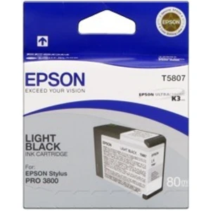 Epson T580900 světle černá (light black) originální cartridge