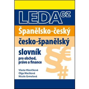 Španělsko-český a česko-španělský slovník obchodního právo a finance