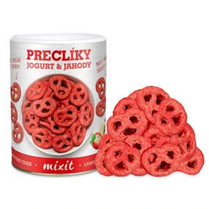 Mixit Praclíky - Jogurtová čokoláda s jahodami 250 g