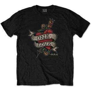 Nas T-Shirt Love Tattoo Black M