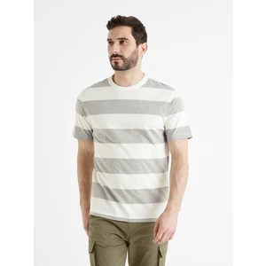 Celio Striped T-Shirt Beboxr - Men