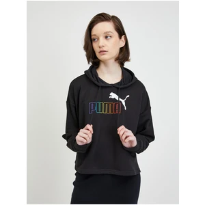 Black Women's Hoodie Puma Rainbow - Women