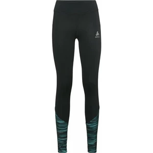 Odlo The Zeroweight Print Reflective Tights Black L