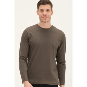 T8588 DEWBERRY BIKE COLLAR MEN'S SWEATSHIRT-DARK RIGHT