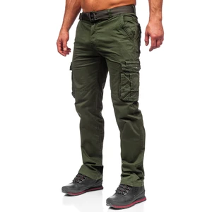 Pantaloni grafit cargo cu curea Bolf CT8905L