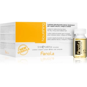 Fanola Nourishing Leave-in Restructuring Lotion serum o działaniu nawilżającym 12 x 12 ml