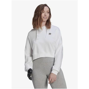 White Women's Cropped Hoodie adidas Originals - Women