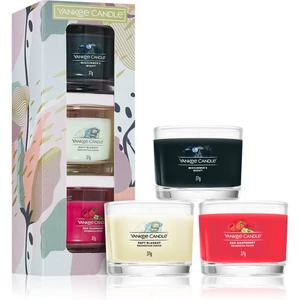 Yankee Candle - Darčekový set 3x Votívna sviečka v skle