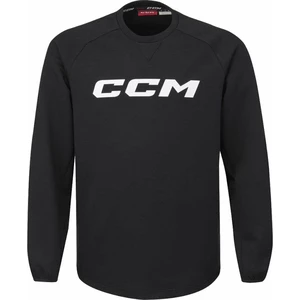 CCM Locker Room Fleece Crew SR Black M SR