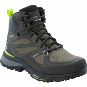 Jack Wolfskin Pantofi trekking de bărbați Force Striker Texapore Low M Lime/Dark Green 42