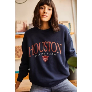 Olalook Sweatshirt - Dark blue - Relaxed fit