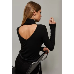 Cool & Sexy Blouse - Black - Slim fit