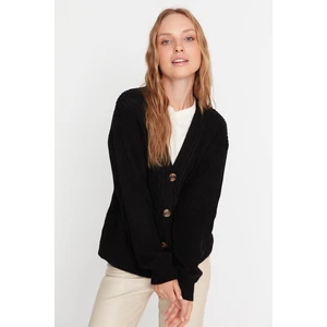 Trendyol Cardigan - Black - Regular fit