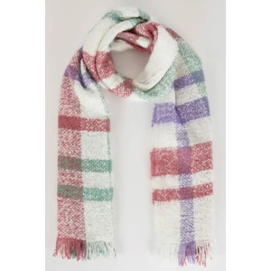 DEFACTO Women's Patterned Tassel Scarf