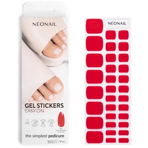 NEONAIL Easy On Gel Stickers nálepky na nehty na nohy odstín P03 32 ks