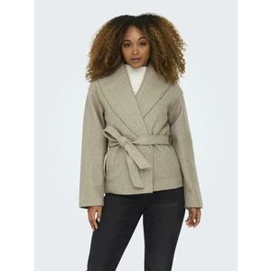 Beige women's short jacket ONLY Augusta - Women