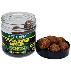 Jet fish vyvážené boilie legend range chilli tuna 250 ml - 24 mm