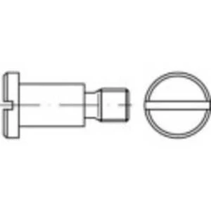 Šrouby s plochou hlavou TOOLCRAFT 1063112, N/A, M4, 10 mm, nerezová ocel, 100 ks