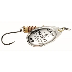 Dam blyskáč effzett spinner with single hooks sinking silver - 2 4 g