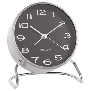 KARLSSON Budík Clock Classical – čierna