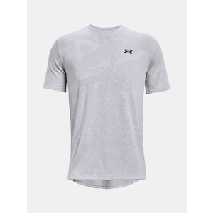 Under Armour UA Training Vent Camo SS Pánské funkční triko 1361503-011 Mod Gray Light Heather XL