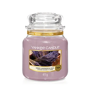 Yankee Candle Dried Lavender & Oak vonná sviečka Classic veľká 411 g