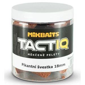 Mikbaits mäkčené pelety tactiq 250 ml 18 mm-pikantná slivka