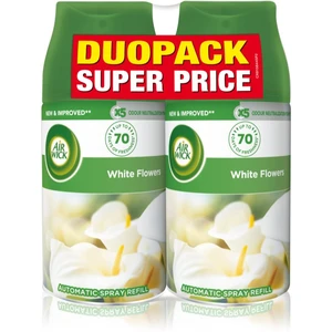 Air Wick Freshmatic White Flowers osviežovač vzduchu náhradná náplň s vôňou DUO 2x250 ml