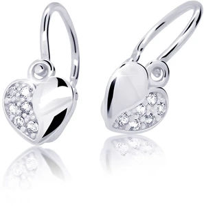 Cutie Jewellery Dětské náušnice z bílého zlata C2160-10-X-2 růžová