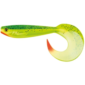 Fox rage gumová nástraha new pro grub colours uv lemon tiger-12 cm