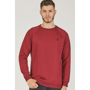 V4003 DEWBERRY REGLAN ARM MEN'S SWEATSHIRT-BURGUNDY