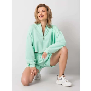 Women's sweatshirt with mint