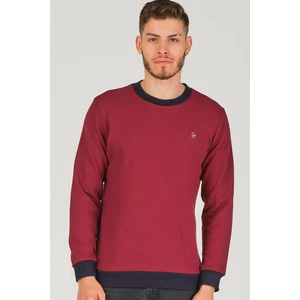 V4004 DEWBERRY MEN'S SWEATSHIRT-BURGUNDY