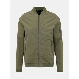 Kaki vodeodpudivý bomber Jack & Jones Rush