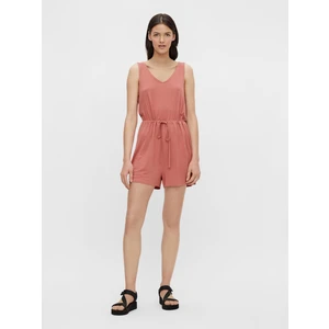 Pink Short Overalls with Tie Pieces Neora - Women