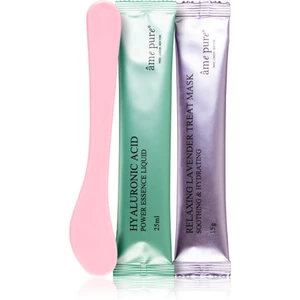 âme pure Jelly Glow Rubber Mask™ Lavender zlupovacia gélová maska s upokojujúcim účinkom 25 ml + 15 g